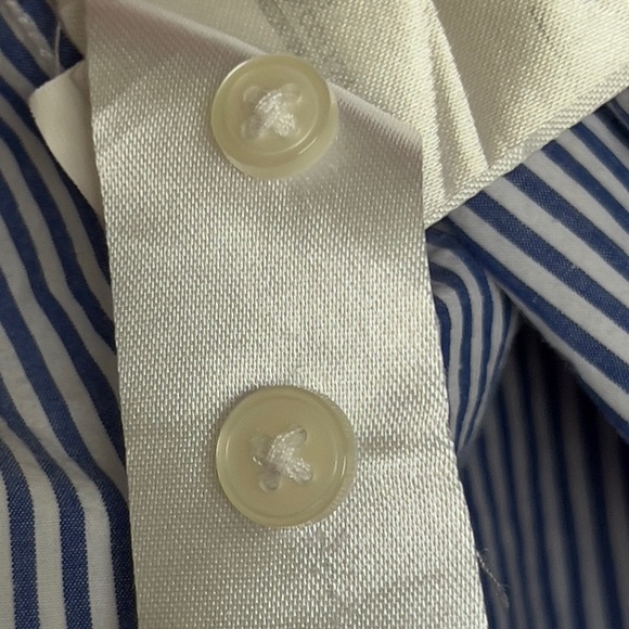 H&M Stripped Button Down Shirt EUC - Picture 7 of 10